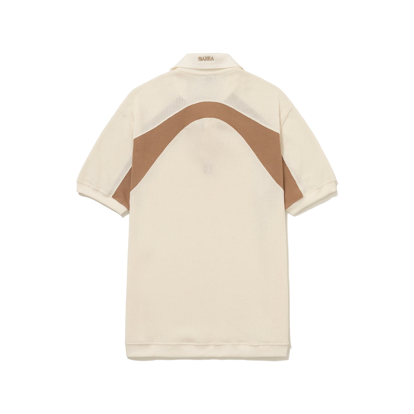 CAMISA BARRA CREW POLO CLASSICA B LOGO BEGE