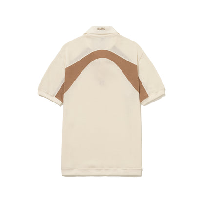 CAMISA BARRA CREW POLO CLASSICA B LOGO BEGE