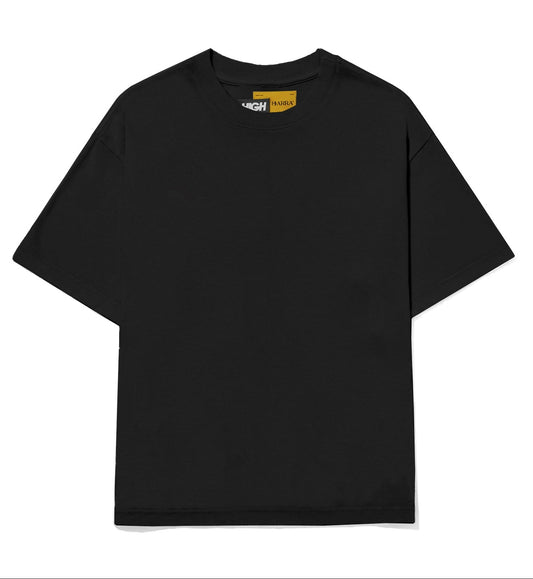 CAMISETA HIGH X BARRA ASSINATURA PRETA