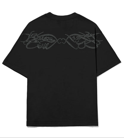 CAMISETA HIGH X BARRA ASSINATURA PRETA