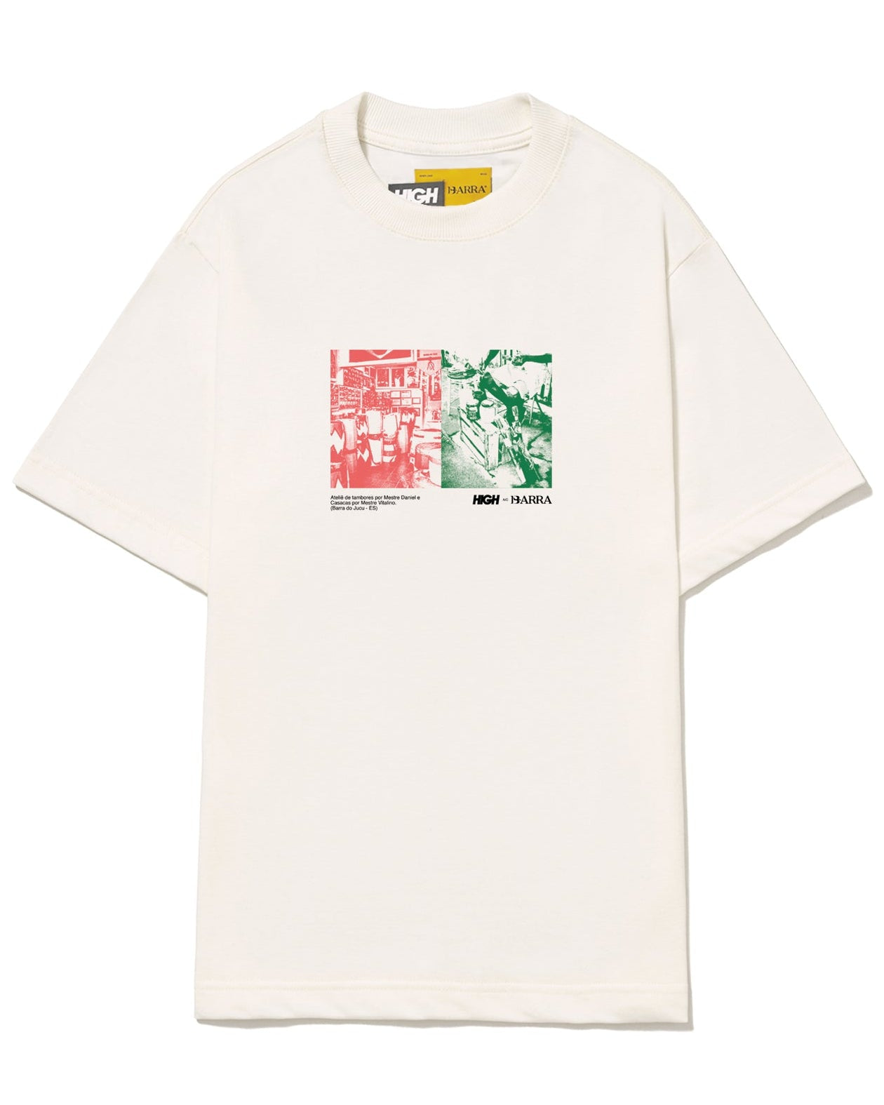 CAMISETA HIGH X BARRA ATELIE OFF WHITE