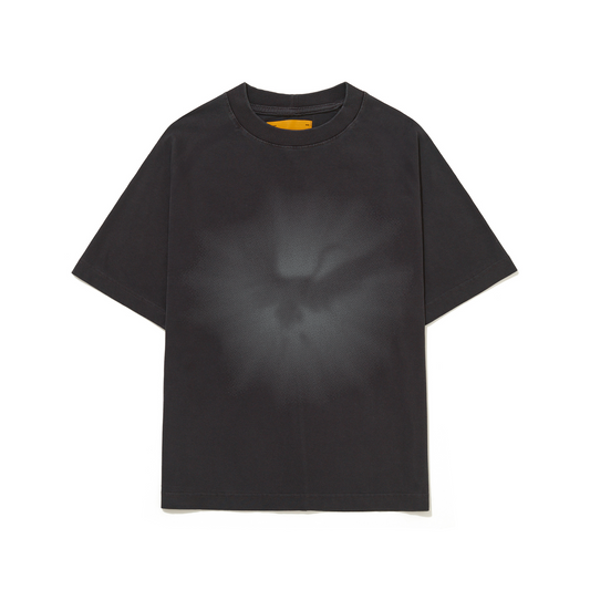 CAMISETA BARRA CREW AHLMA PRETA ESTONADA