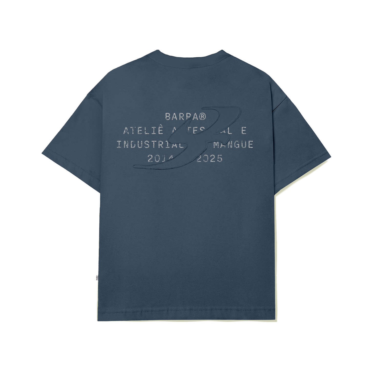 CAMISETA BARRA CREW ATELIE AZUL
