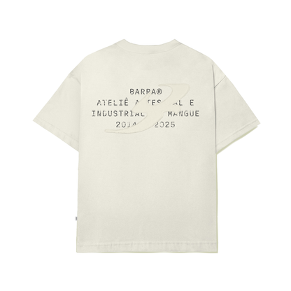 CAMISETA BARRA CREW ATELIE OFF WHITE