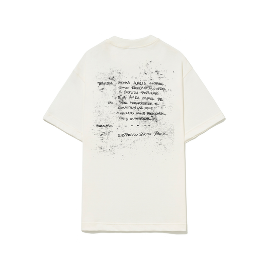 CAMISETA BARRA CREW LIRICA OFF WHITE