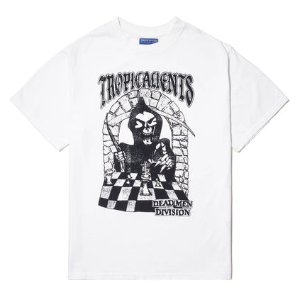 CAMISETA TROPICALIENTS CHECKMATE BRANCO NUVEM