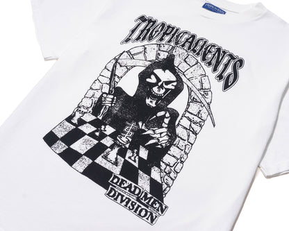 CAMISETA TROPICALIENTS CHECKMATE BRANCO NUVEM