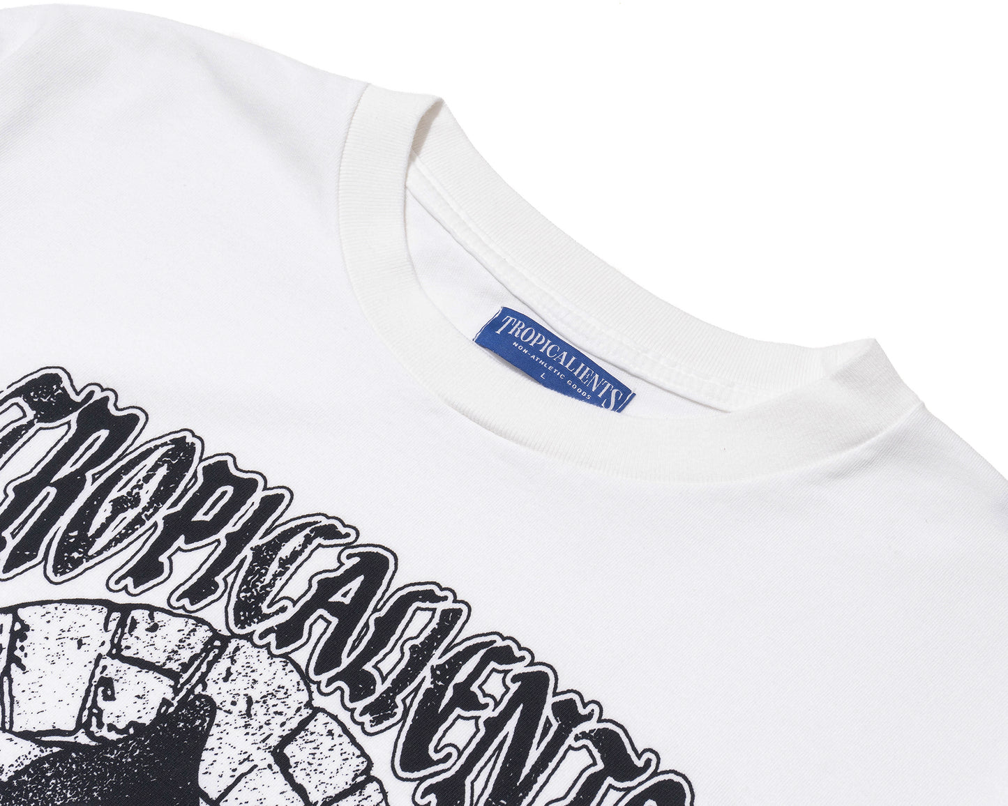 CAMISETA TROPICALIENTS CHECKMATE BRANCO NUVEM