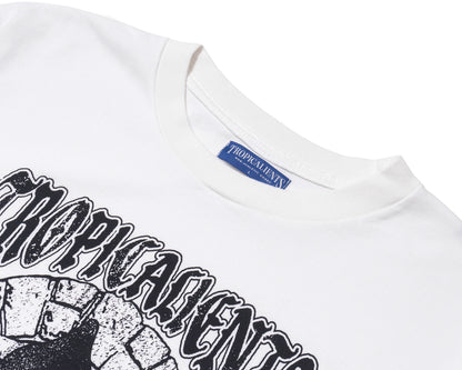 CAMISETA TROPICALIENTS CHECKMATE BRANCO NUVEM