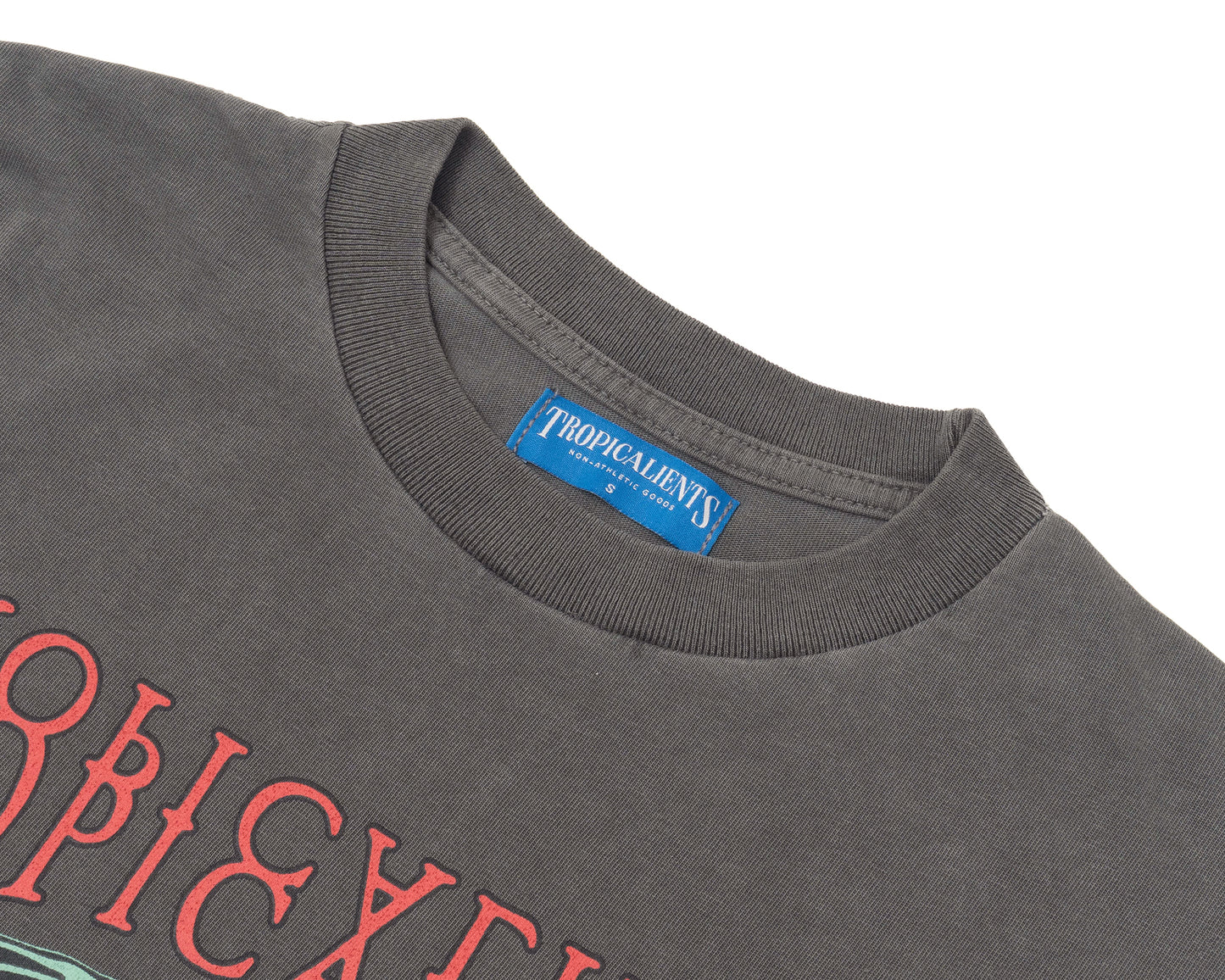 CAMISETA TROPICALIENTS HEAVY COTTON GUARDIAN PRETO LAVADO