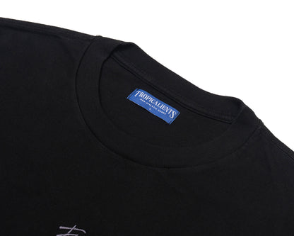 CAMISETA TROPICALIENTS MINIMAL TS PRETO