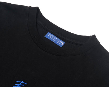 CAMISETA TROPICALIENTS SUPER MINIMAL PRETO