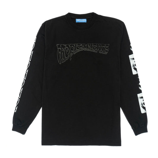 CAMISETA TROPICALIENTS LS BLACK EYES PRETO