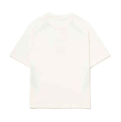 CAMISETA BARRA CREW RECORTADA B GARÇA OFF WHITE