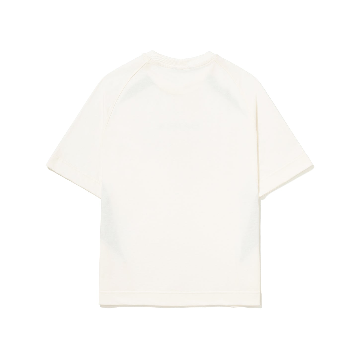 CAMISETA BARRA CREW RECORTADA REMIX OFF WHITE