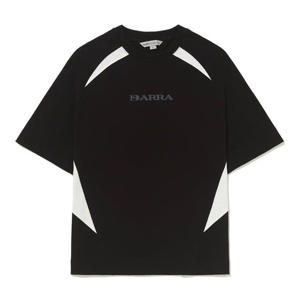 CAMISETA BARRA CREW RECORTADA REMIX OFF PRETA