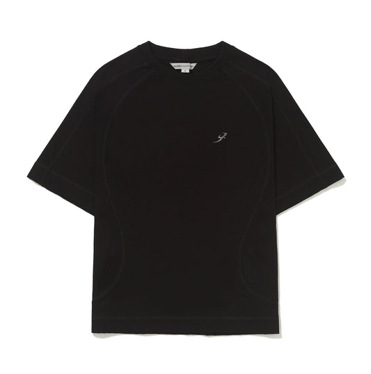 CAMISETA BARRA CREW RECORTADA B GARÇA PRETA