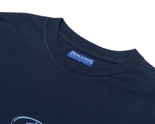 CAMISETA TROPICALIENTS CRYSTAL AZUL MARINHO