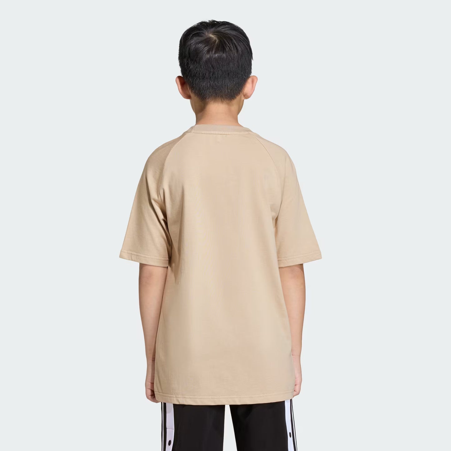 CAMISETA ADIDAS YOUNG TREFOIL STONE/ KHAKY / BLACK