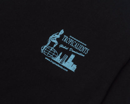 CAMISETA TROPICALIENTS GLOBAL DOMINATION PRETO