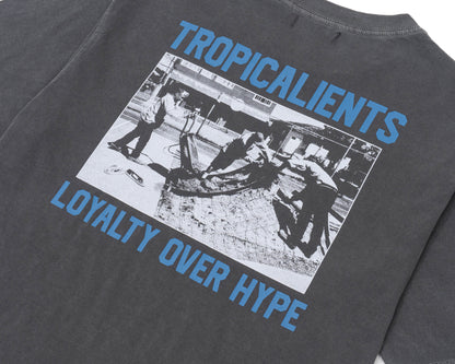 CAMISETA TROPICALIENTS HOOD PRETO LAVADO