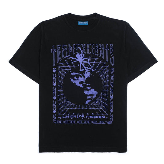 CAMISETA TROPICALIENTS ILLUSION BLACK