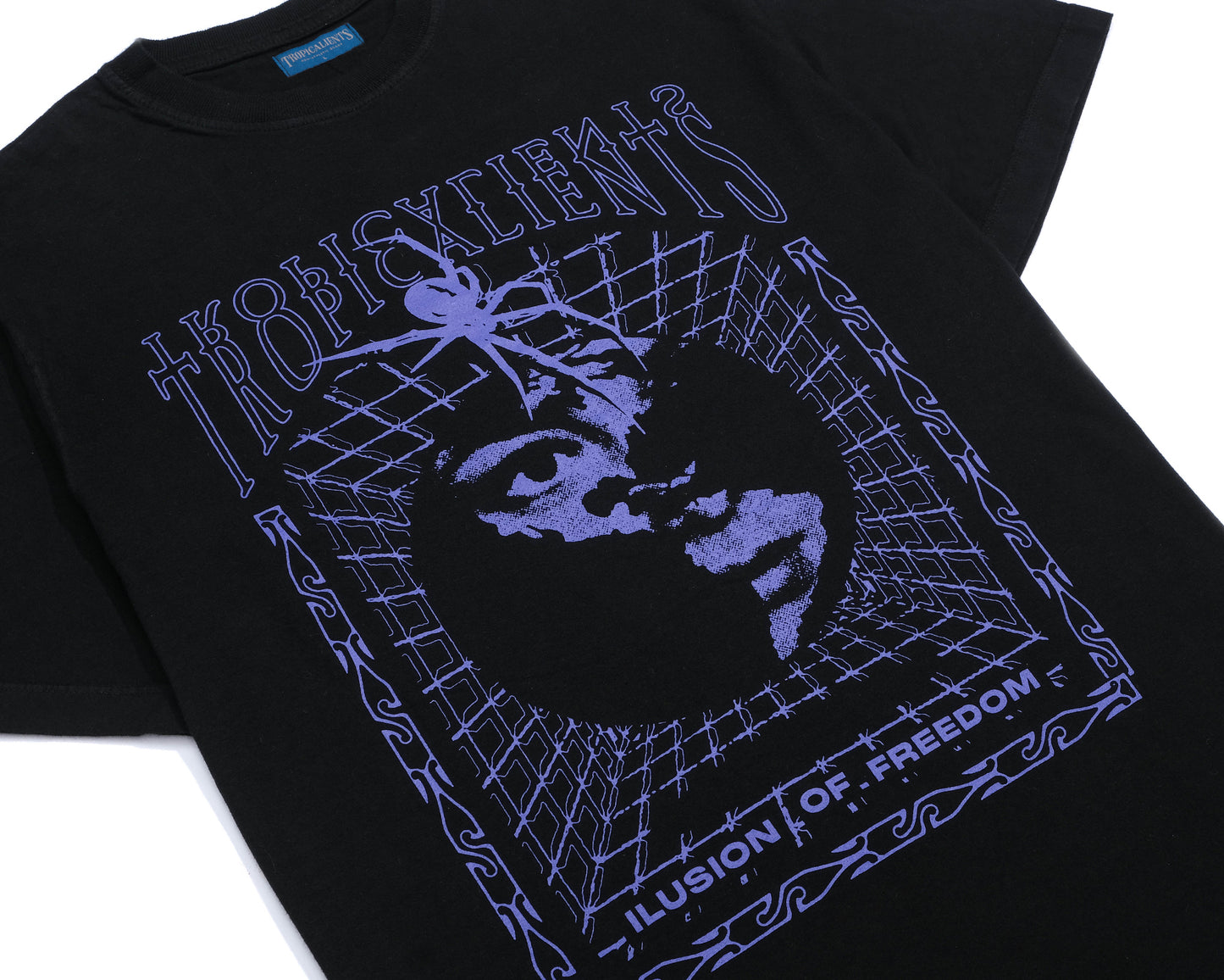 CAMISETA TROPICALIENTS ILLUSION BLACK