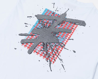 CAMISETA TROPICALIENTS LOGO NOISE BRANCA