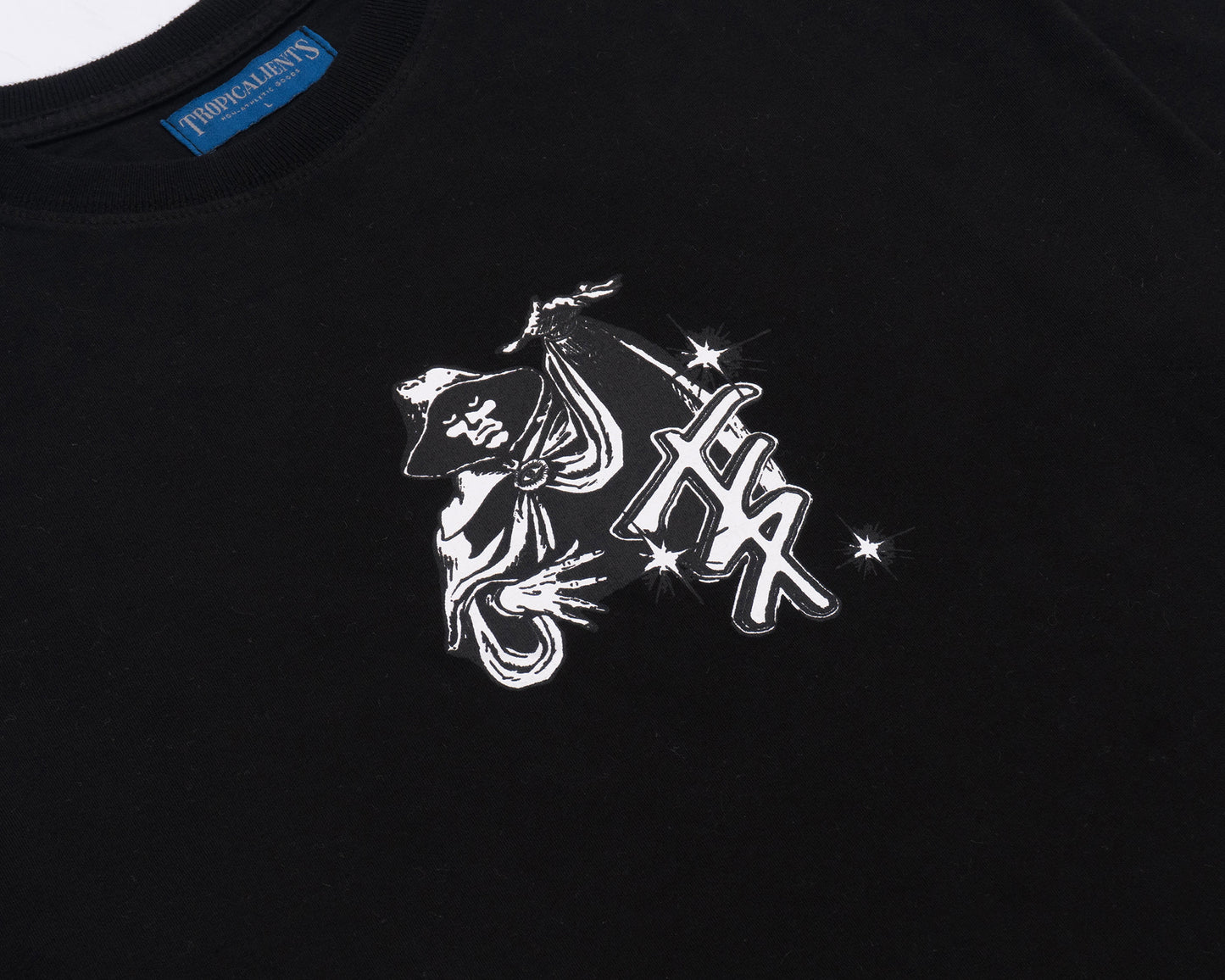 CAMISETA TROPICALIENTS MAGIC PRETA