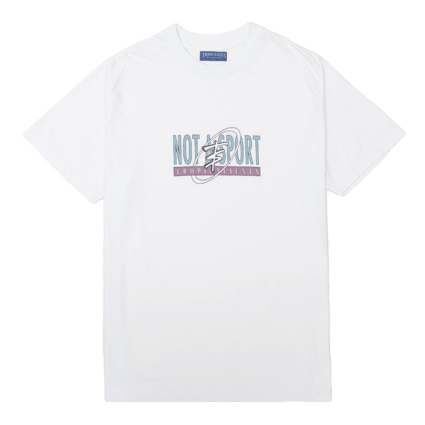 CAMISETA TROPICALIENTS NOT A SPORT BRANCO