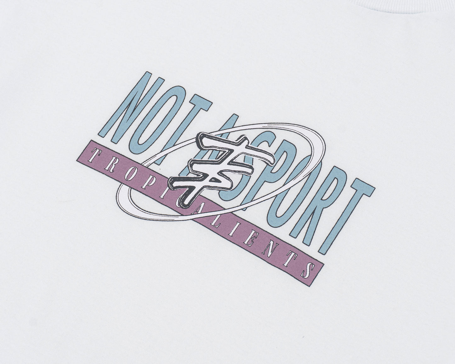 CAMISETA TROPICALIENTS NOT A SPORT BRANCO
