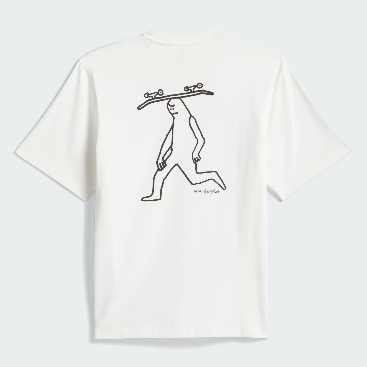 CAMISETA ADIDAS GONZ SKATE SPOR WHITE