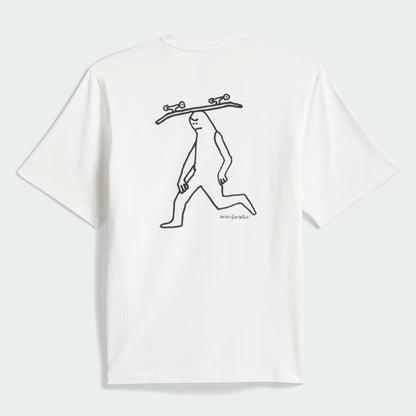 CAMISETA ADIDAS GONZ SKATE SPOR WHITE