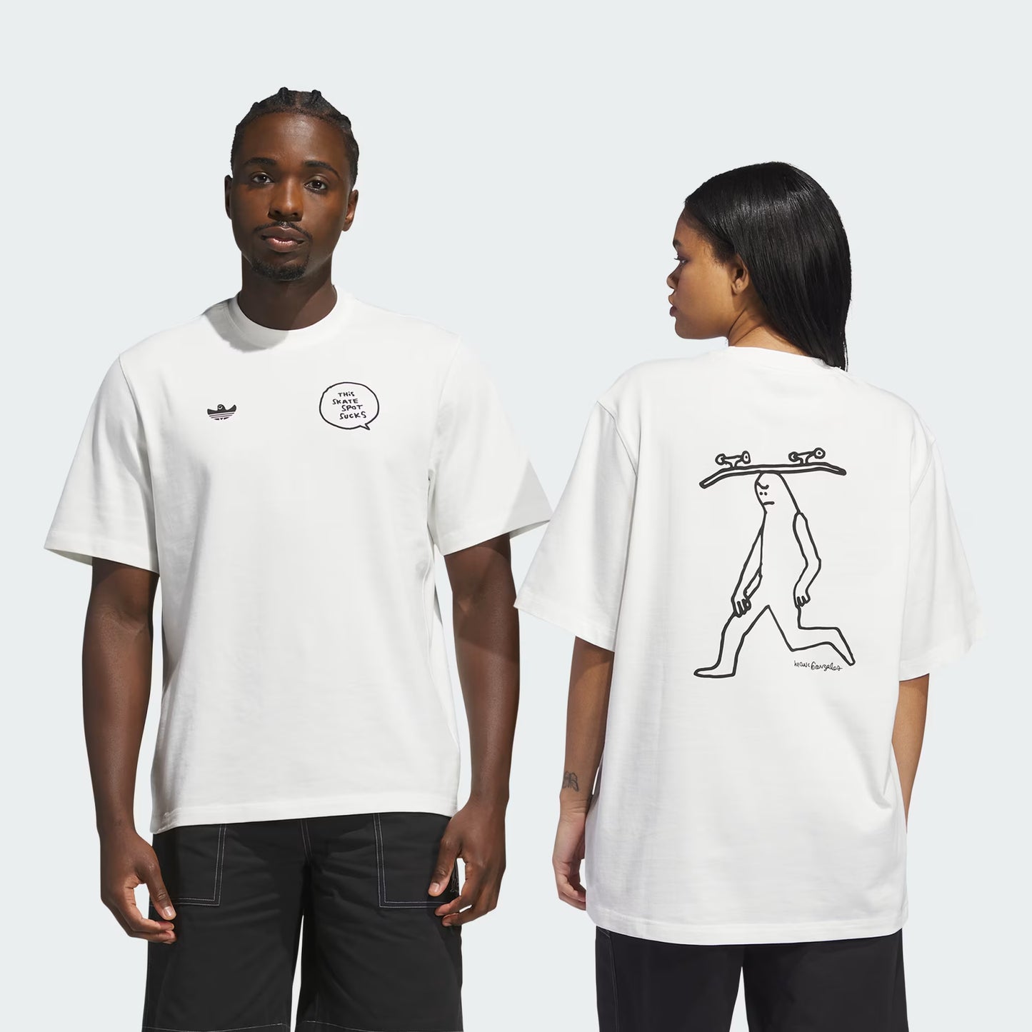 CAMISETA ADIDAS GONZ SKATE SPOR WHITE