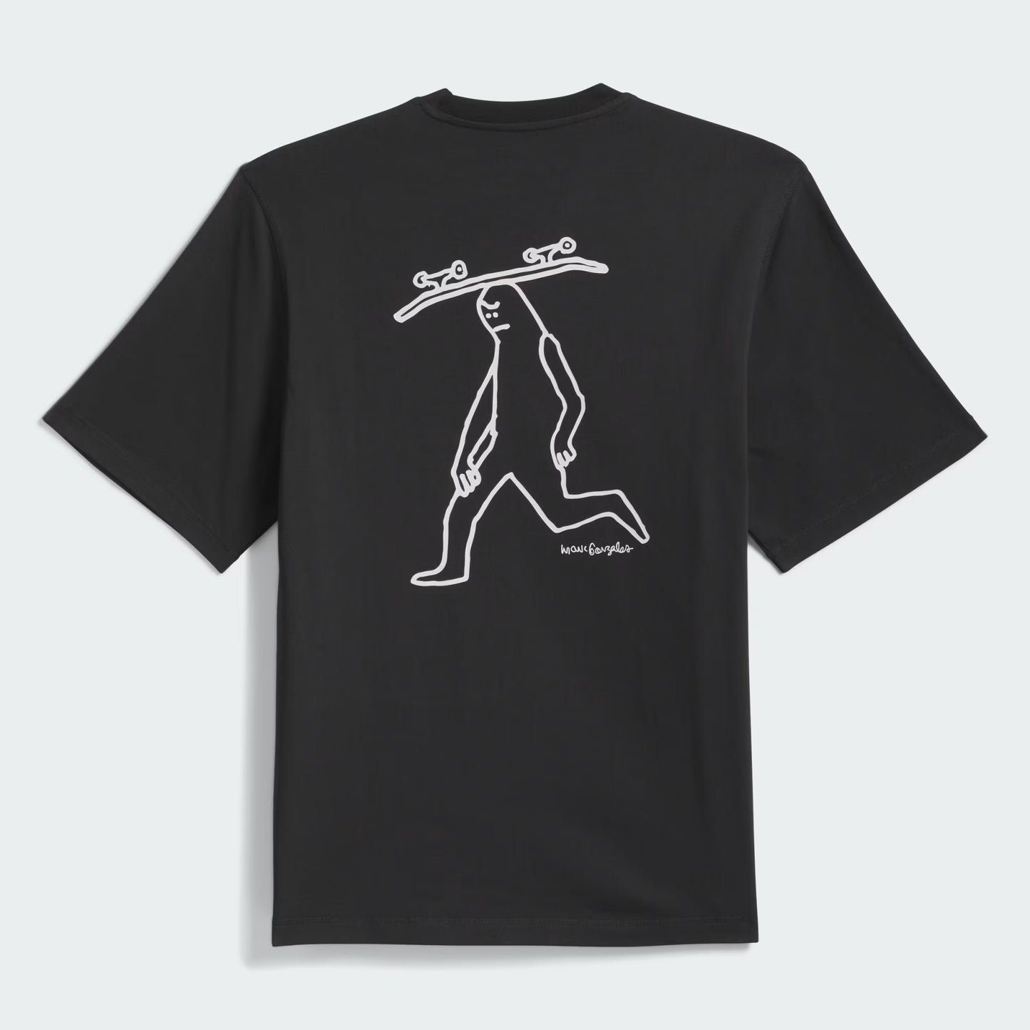 CAMISETA ADIDAS GONZ SKATE SPOT BLACK