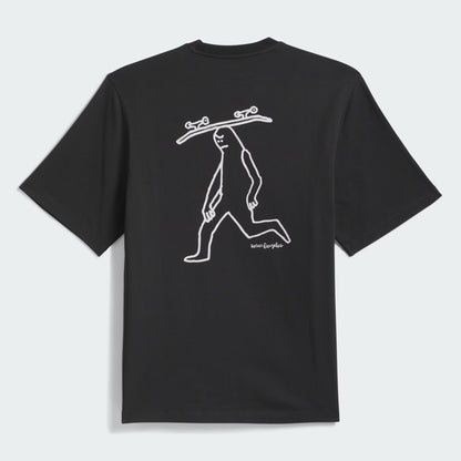 CAMISETA ADIDAS GONZ SKATE SPOT BLACK