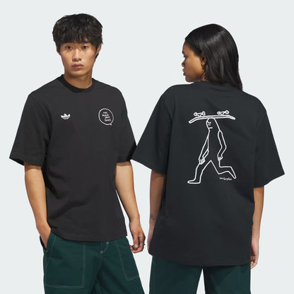 CAMISETA ADIDAS GONZ SKATE SPOT BLACK