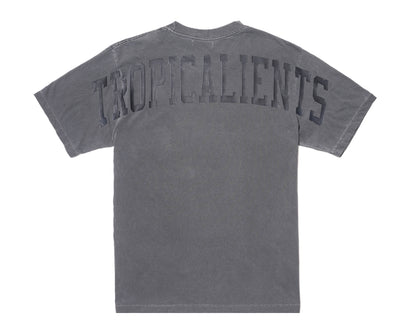 CAMISETA TROPICALIENTS SUPER WIDE PRETO ESTONADO
