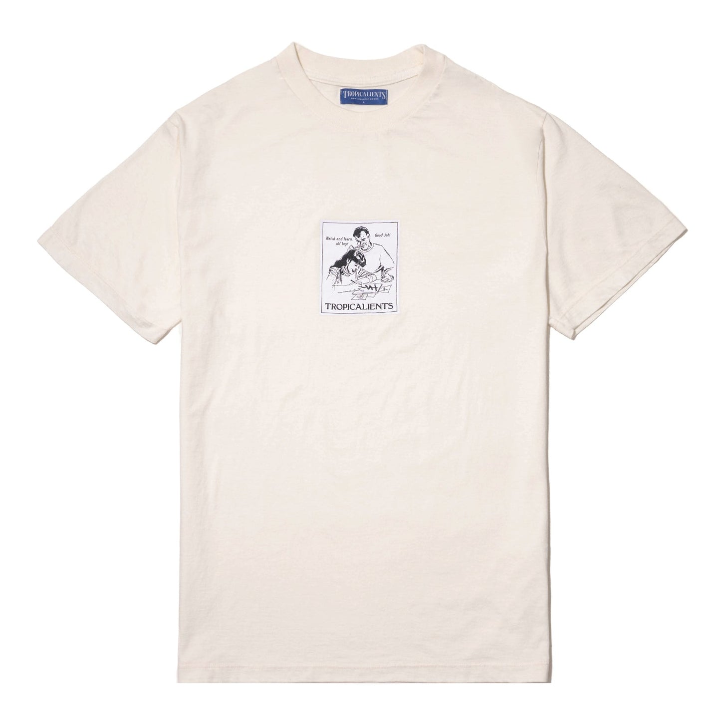 CAMISETA TROPICALIENTS TEACHER OFF WHITE
