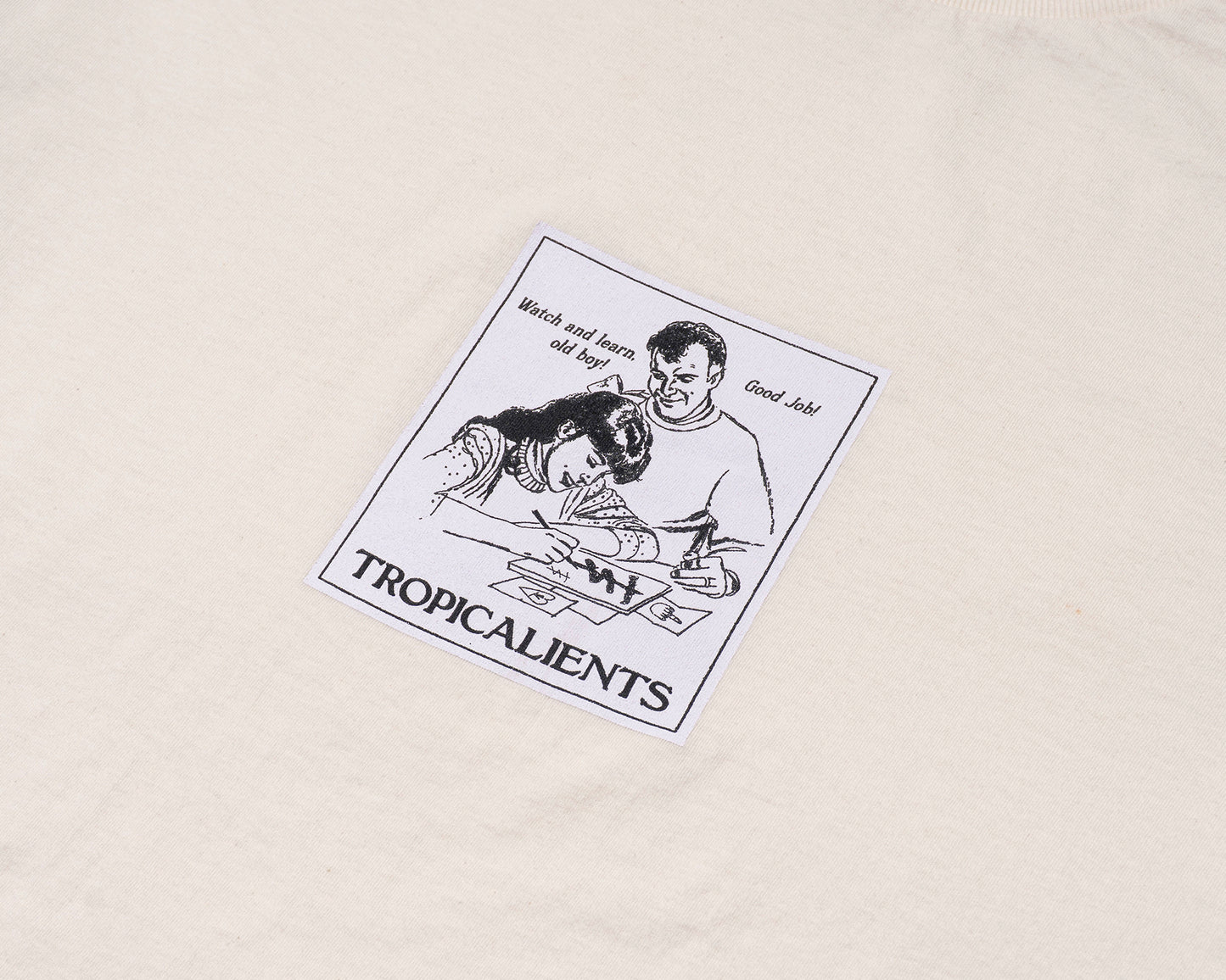 CAMISETA TROPICALIENTS TEACHER OFF WHITE