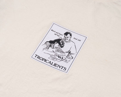 CAMISETA TROPICALIENTS TEACHER OFF WHITE