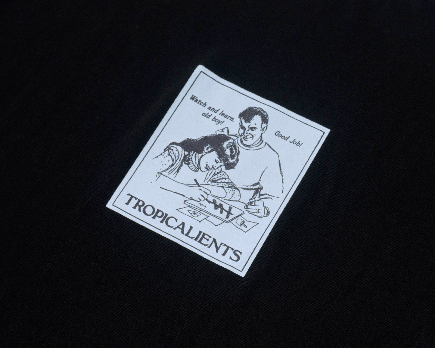 CAMISETA TROPICALIENTS TEACHER PRETO