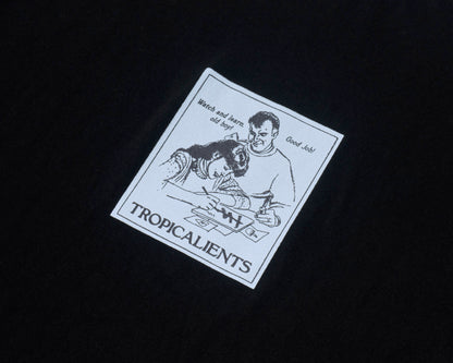 CAMISETA TROPICALIENTS TEACHER PRETO