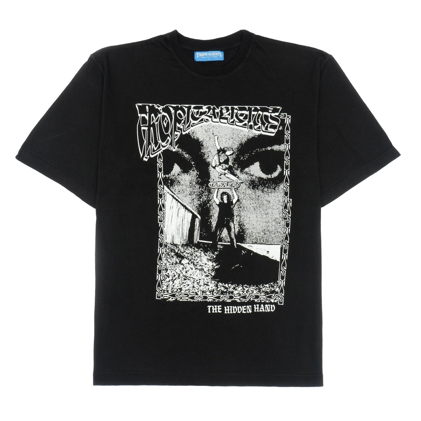 CAMISETA TROPICALIENTS HIDDEN HAND PRETO