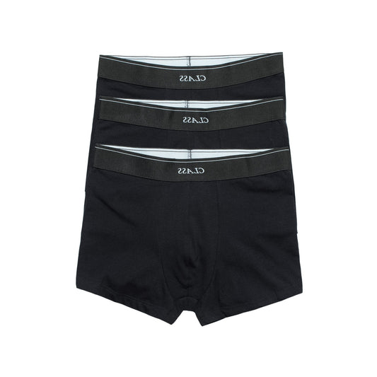 CUECA CLASS INVERSO 3 PACK BOXER BLACK