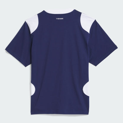CAMISETA ADIDAS TYSHAWN DARK BLUE / WHITE