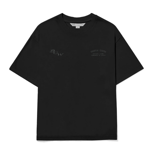 CAMISETA BARRA CREW BANDEIRAS PRETA