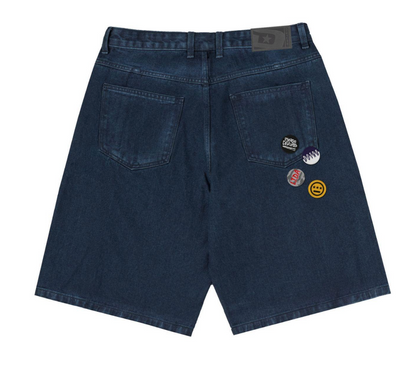 BERMUDA JEANS DISTURB PINS BLUE
