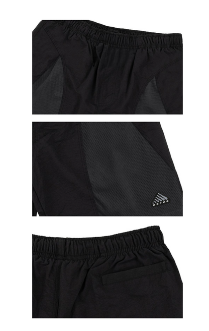 SHORTS DISTURB NYLON NET BLACK