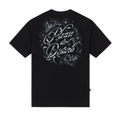 CAMISETA DISTURB AIRBRUSH BLACK